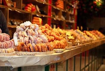 Candied fruit food store