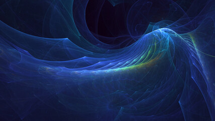 3D manual rendering abstract colorful fractal light background. Its not AI Generatd illustration.
