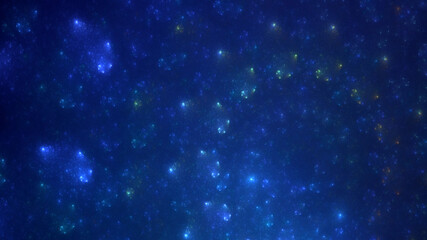 3D manual rendering abstract colorful fractal light background. Its not AI Generatd illustration.