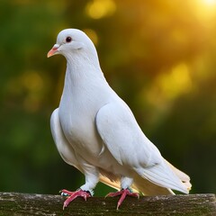 white dove, AI generated