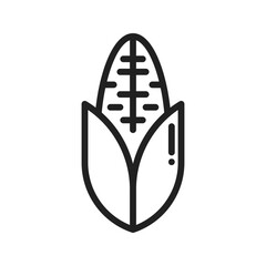 Corn  icon vector image. Suitable for mobile application web application and print media.