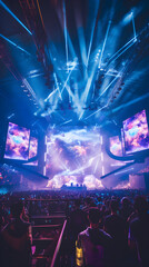 A Riveting Snapshot of Global Esports Showdown: A Metaphor for Intense Virtual Battles