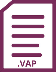 VAP line document icon