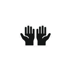 Obraz premium Hands icon vector. EPS 10 editable vector