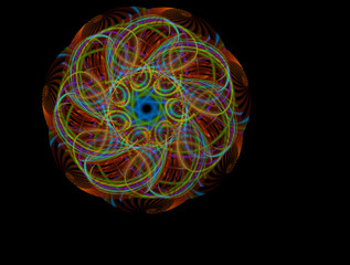 Imaginatory fractal abstract background Image