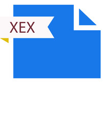 XEX File format icon roe color fill