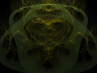 Imaginatory fractal abstract background Image