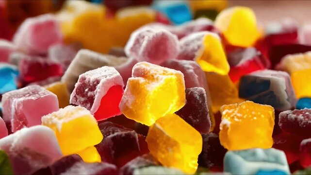colorful Candy Pieces background