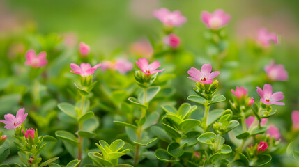  colorful flower in garden for background,Tapak dara close up Tropical flower,Blurred purple flowers with green leaves,Autumn flowers