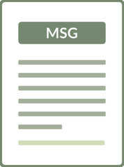 MSG Contract document icon