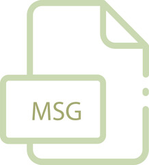 Old brick fill MSG file icon