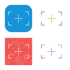 Unique Focus Icon Design