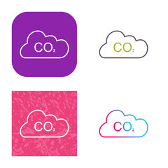 Carbon Dioxide Icon Design