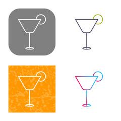 Cocktail Drink Icon Design