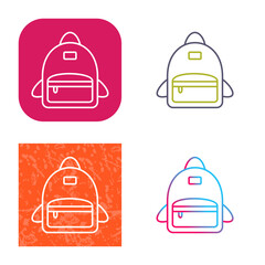 Bag Pack Icon Design