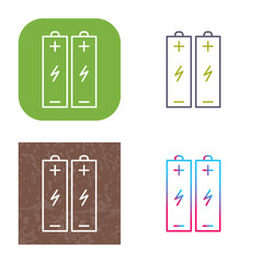 Batteries Icon Design