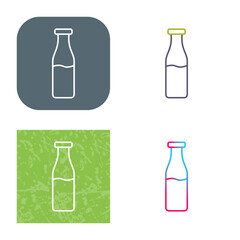 Milk Bottle Icon Design