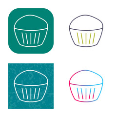 Chocolate Muffin Icon Design