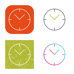 Unique Clock Icon Design