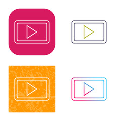 Unique Video Communication Icon Design