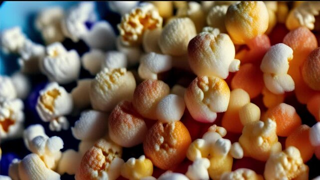 close up of pop corn ,generative ai