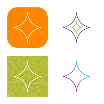 Unique Diamond Icon Design