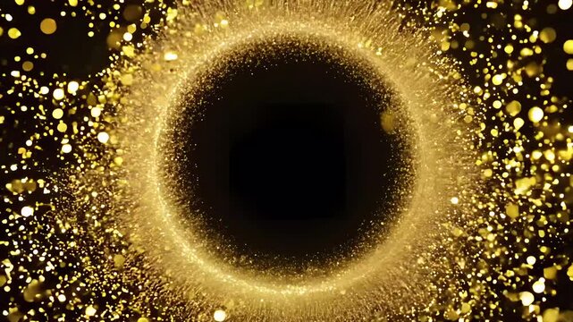 A luxury Christmas-themed motion background with copy space