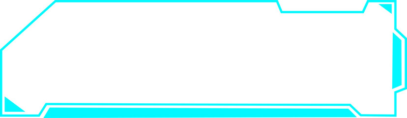 Obraz premium Futuristic Label Tech