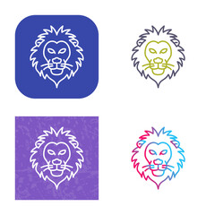 Fototapeta premium Lion Icon Design