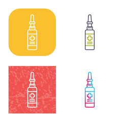 Nasal Spray Icon Design