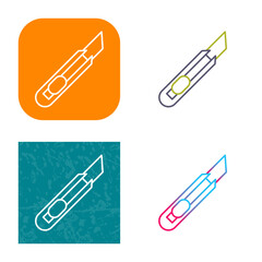 Stationery Knife Icon Design