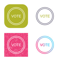 Vote Link Icon Design