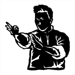 wing chun kung fu logo icon