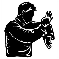 wing chun kung fu logo icon