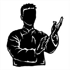wing chun kung fu logo icon