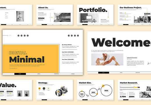 Digital Minimal Business Presentation