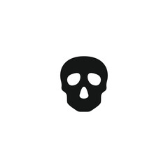 Skull icon vector. EPS 10 editable vector