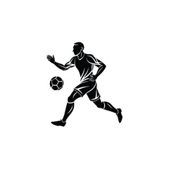 player silhouette silhouette, sport, soccer, player, football, vector, ball, athlete, running, illustration, competition, people, run, team, black, sports, action, runner, dance, game, jump, footballe