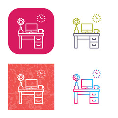 Work Table Icon Design
