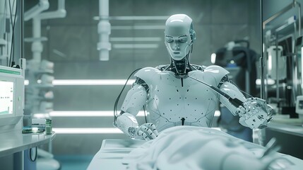Intelligent robot doctor nursing hospital care