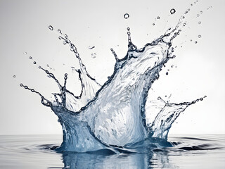 Abstract Water Splash Patterns