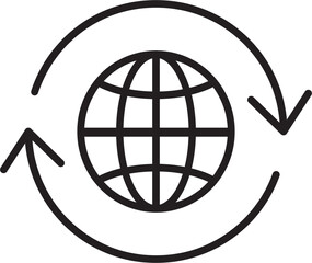 World Internet Network Icon,A...