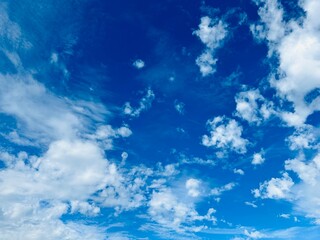 blue sky with clouds