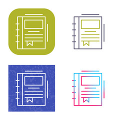 Spring Notebook Icon Design