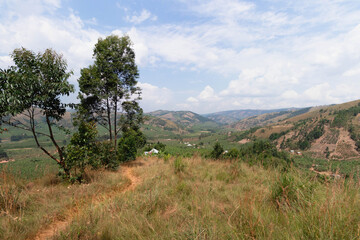 Landscape across southwestern uganda