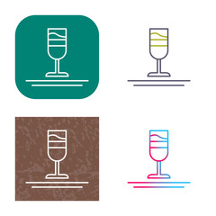 Rainbow Drink Icon Design