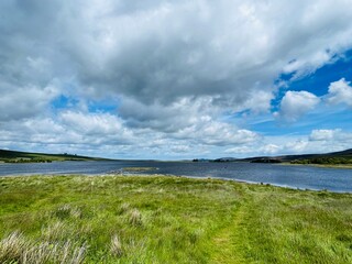 clouds over the river