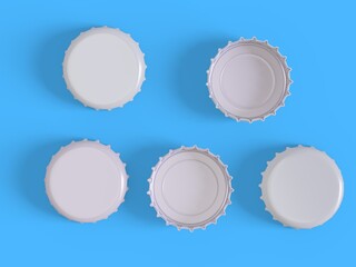 Bottle cap illustration.
