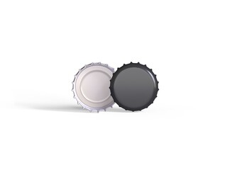 cap bottle isolated on white
