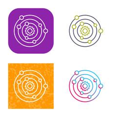 Solar System Icon Design